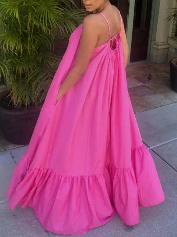 Women's Cami Ruffle Maxi Dress