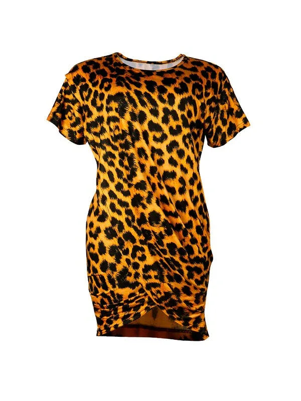 Women's Printed Tulip Mini Dress