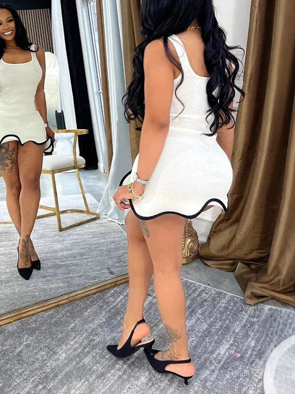 Women's Love Bombing Graphic Mini Dress