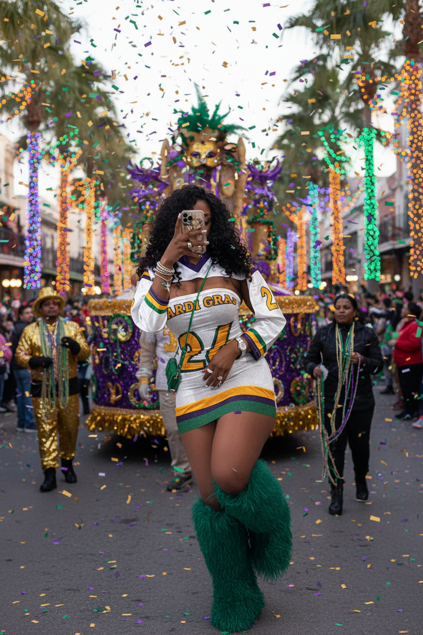 Mardi Gras Dress - Lifestyle